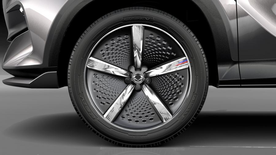 Колеса SsangYong e-SIV EV Concept 2018 года  (фото 7 из 26)